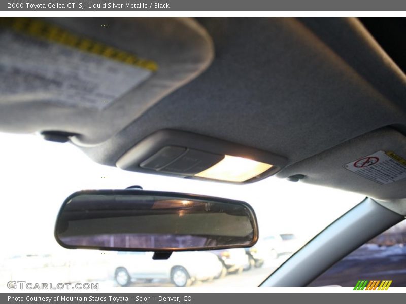 Liquid Silver Metallic / Black 2000 Toyota Celica GT-S