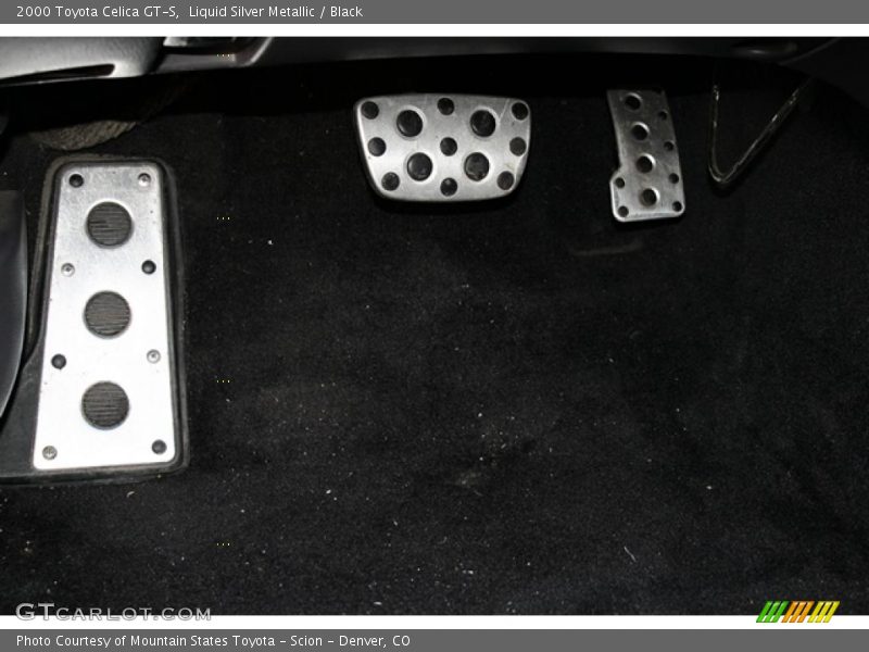 Liquid Silver Metallic / Black 2000 Toyota Celica GT-S