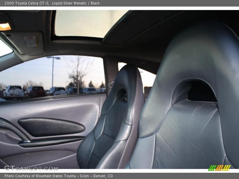 Liquid Silver Metallic / Black 2000 Toyota Celica GT-S