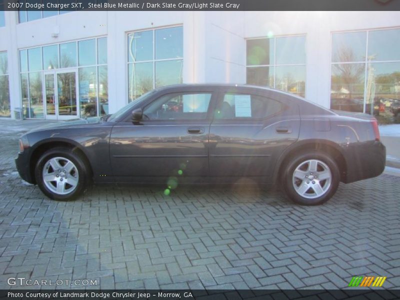 Steel Blue Metallic / Dark Slate Gray/Light Slate Gray 2007 Dodge Charger SXT