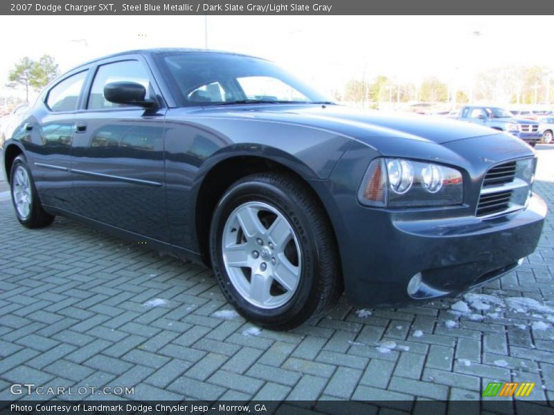 Steel Blue Metallic / Dark Slate Gray/Light Slate Gray 2007 Dodge Charger SXT