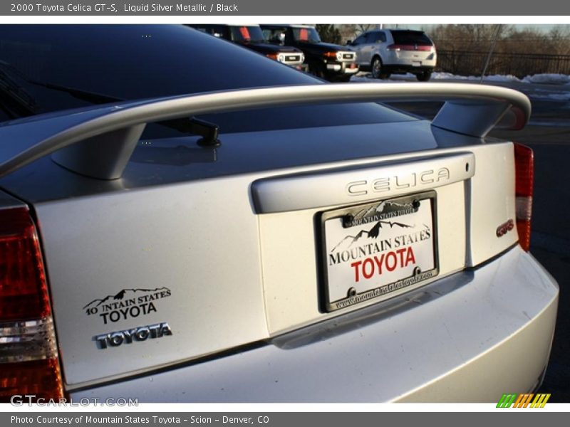 Liquid Silver Metallic / Black 2000 Toyota Celica GT-S