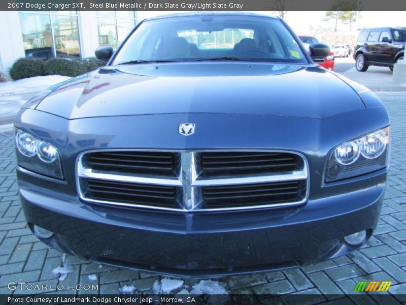 Steel Blue Metallic / Dark Slate Gray/Light Slate Gray 2007 Dodge Charger SXT