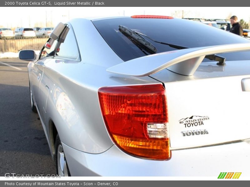 Liquid Silver Metallic / Black 2000 Toyota Celica GT-S