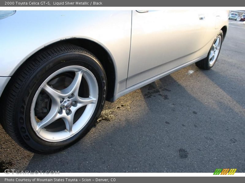 Liquid Silver Metallic / Black 2000 Toyota Celica GT-S