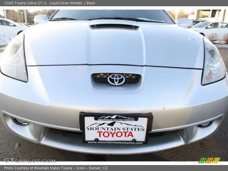 Liquid Silver Metallic / Black 2000 Toyota Celica GT-S