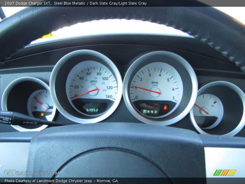 Steel Blue Metallic / Dark Slate Gray/Light Slate Gray 2007 Dodge Charger SXT