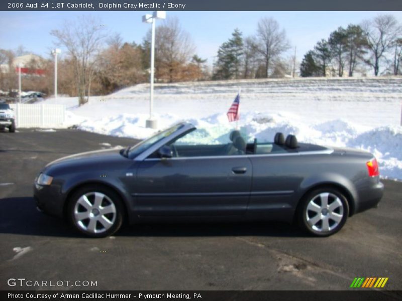 Dolphin Gray Metallic / Ebony 2006 Audi A4 1.8T Cabriolet