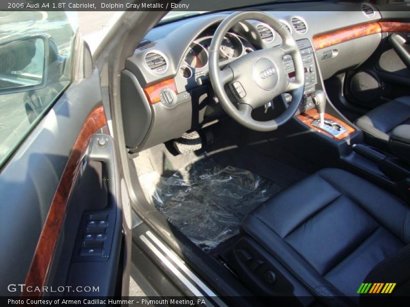 Dolphin Gray Metallic / Ebony 2006 Audi A4 1.8T Cabriolet