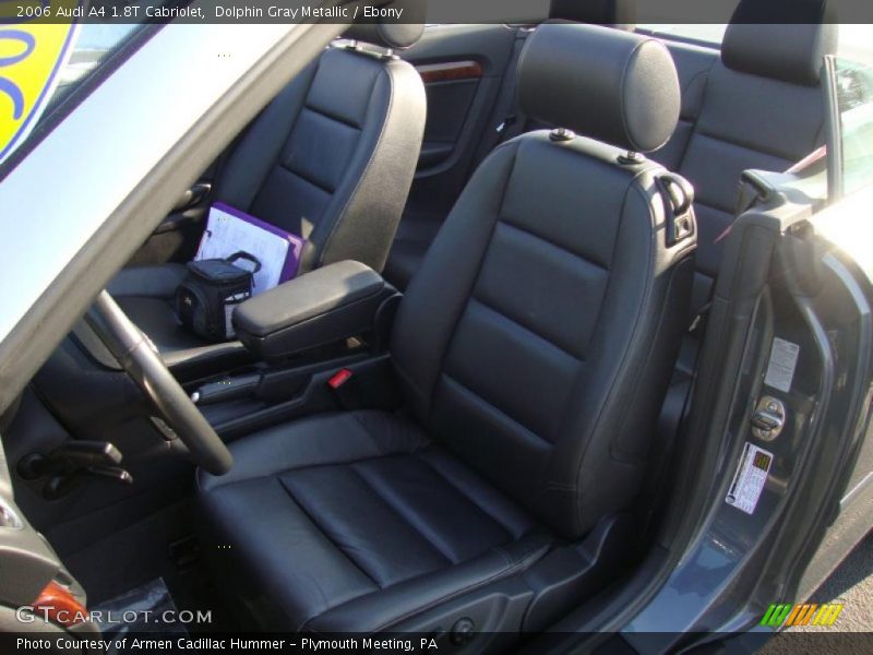 Dolphin Gray Metallic / Ebony 2006 Audi A4 1.8T Cabriolet