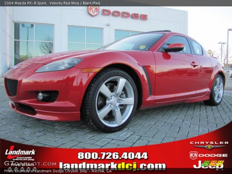 Velocity Red Mica / Black/Red 2004 Mazda RX-8 Sport