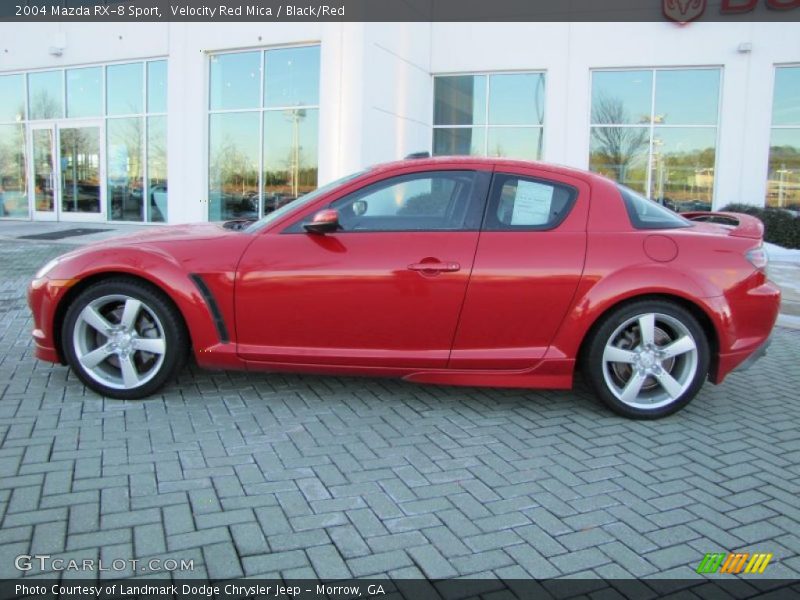 Velocity Red Mica / Black/Red 2004 Mazda RX-8 Sport