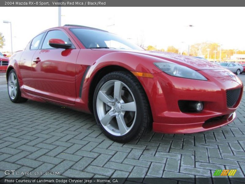 Velocity Red Mica / Black/Red 2004 Mazda RX-8 Sport