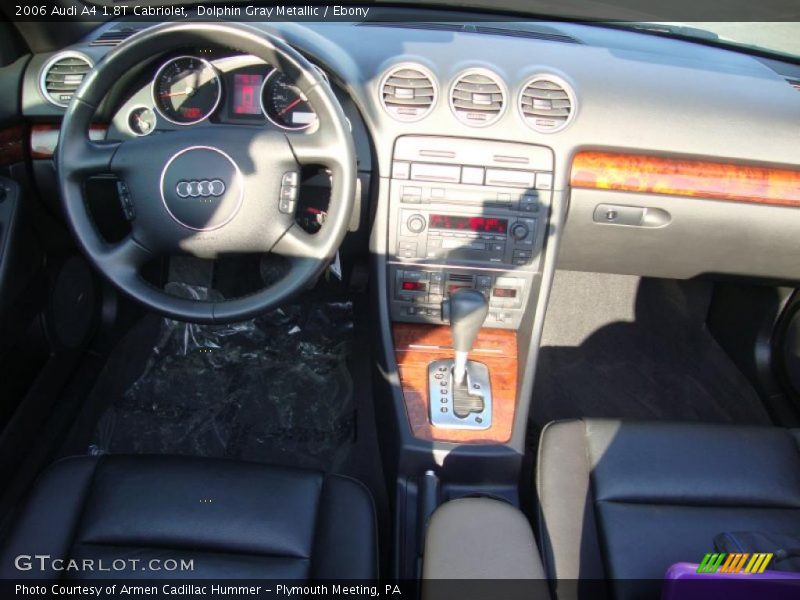Dolphin Gray Metallic / Ebony 2006 Audi A4 1.8T Cabriolet