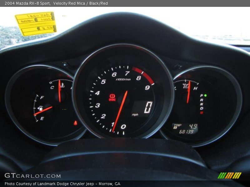 Velocity Red Mica / Black/Red 2004 Mazda RX-8 Sport