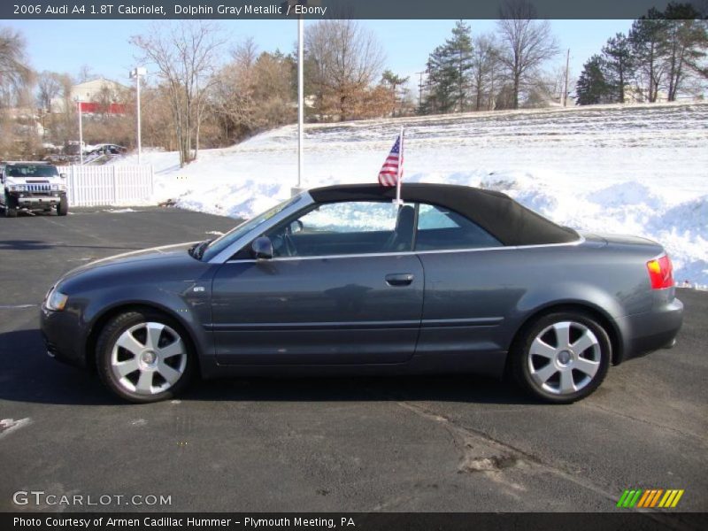 Dolphin Gray Metallic / Ebony 2006 Audi A4 1.8T Cabriolet