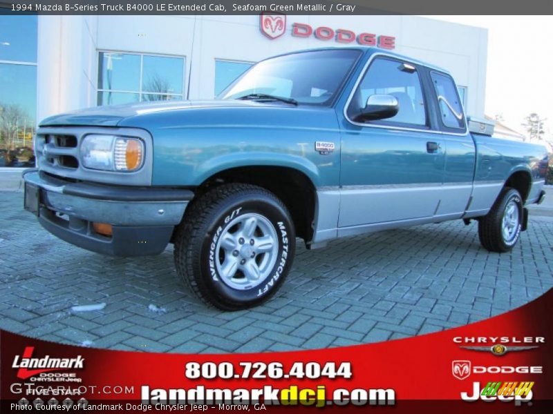 Seafoam Green Metallic / Gray 1994 Mazda B-Series Truck B4000 LE Extended Cab