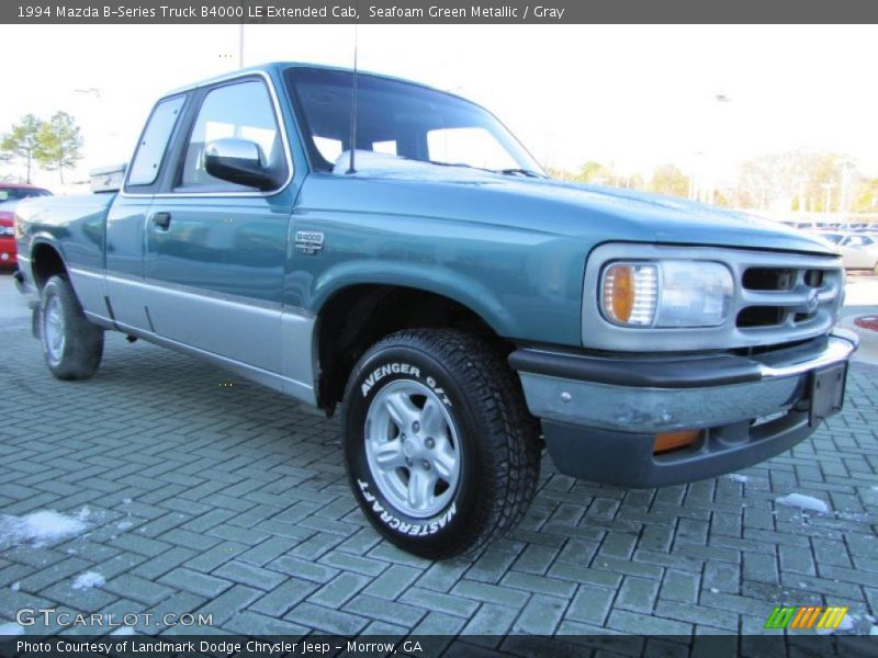 Seafoam Green Metallic / Gray 1994 Mazda B-Series Truck B4000 LE Extended Cab