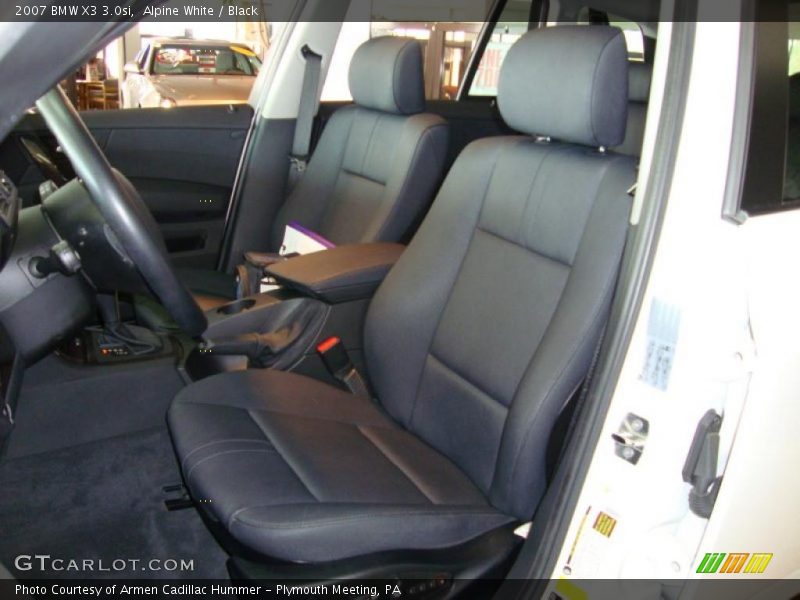 Alpine White / Black 2007 BMW X3 3.0si
