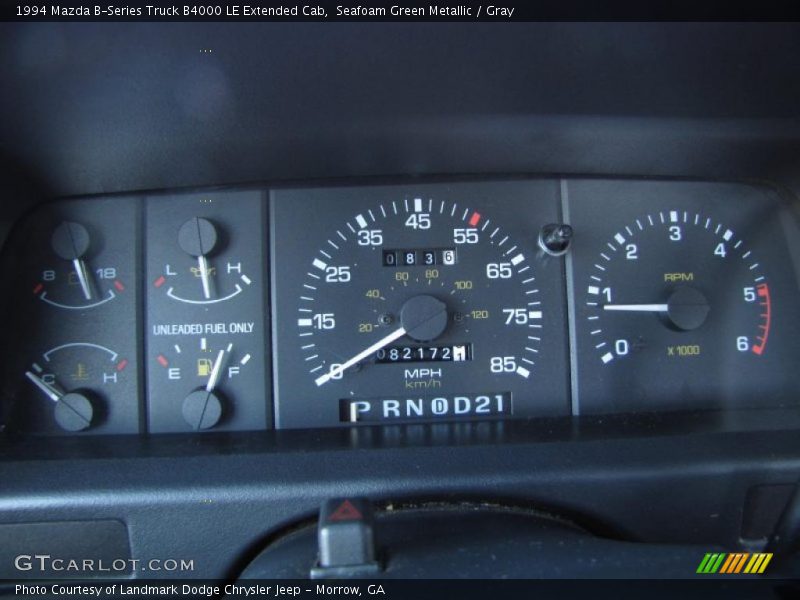  1994 B-Series Truck B4000 LE Extended Cab B4000 LE Extended Cab Gauges