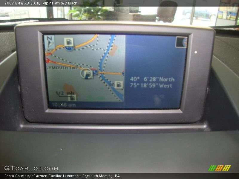 Alpine White / Black 2007 BMW X3 3.0si