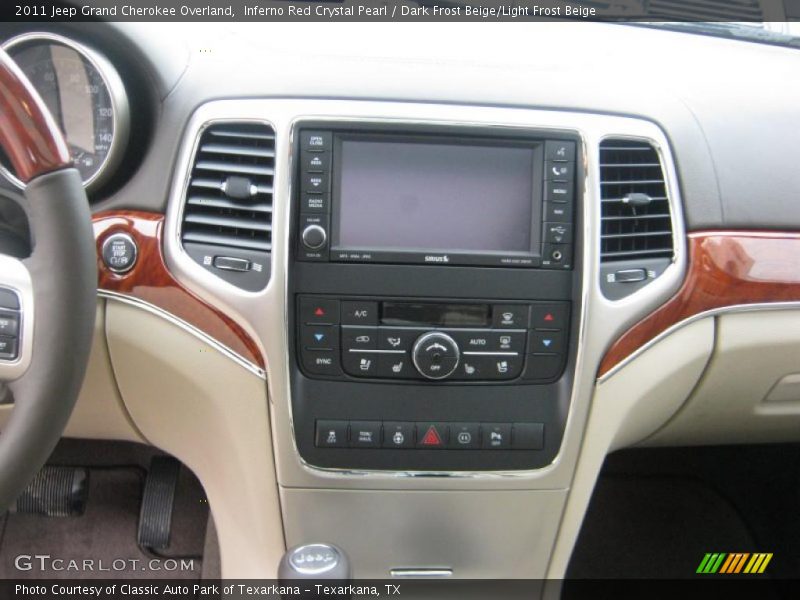 Controls of 2011 Grand Cherokee Overland