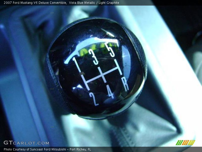 Vista Blue Metallic / Light Graphite 2007 Ford Mustang V6 Deluxe Convertible