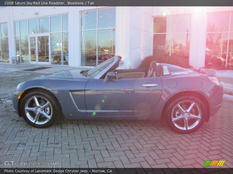 Bluestone / Tan 2008 Saturn Sky Red Line Roadster