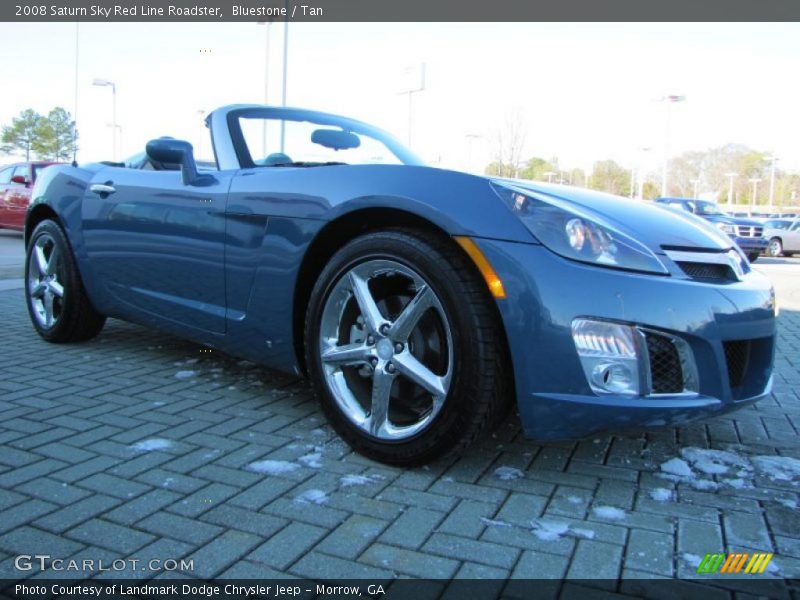 Bluestone / Tan 2008 Saturn Sky Red Line Roadster