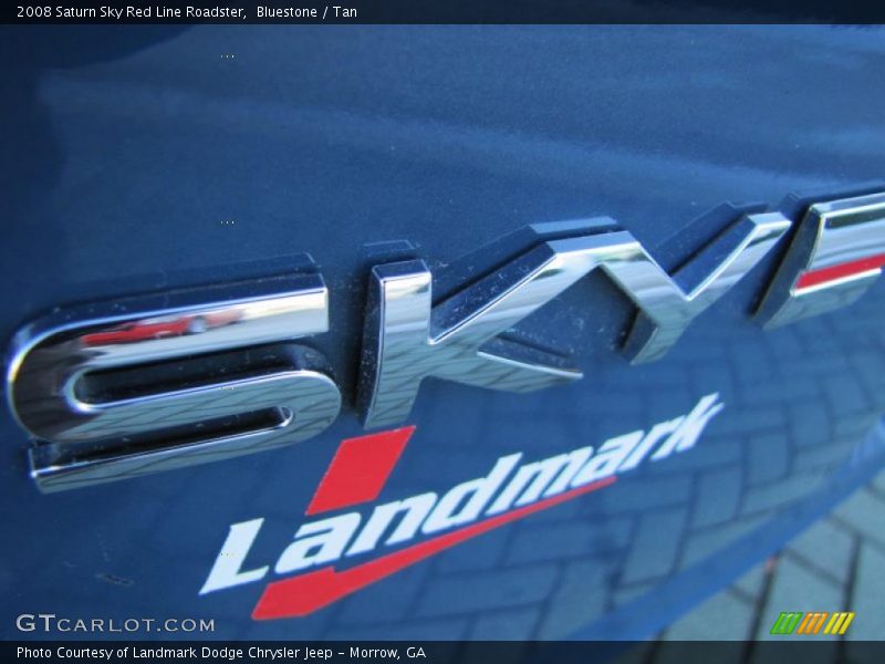 Bluestone / Tan 2008 Saturn Sky Red Line Roadster