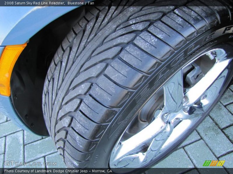 Bluestone / Tan 2008 Saturn Sky Red Line Roadster