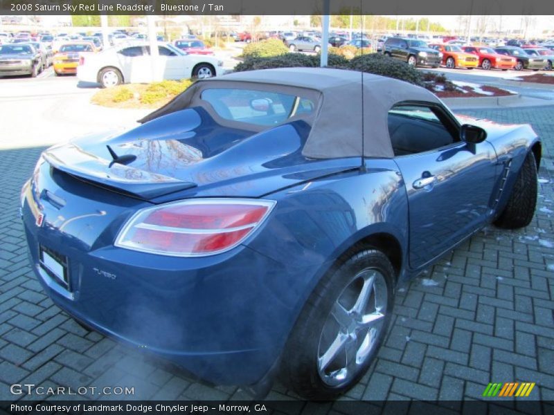 Bluestone / Tan 2008 Saturn Sky Red Line Roadster