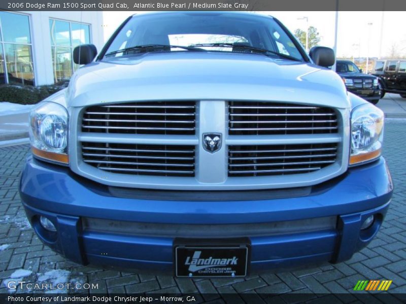 Atlantic Blue Pearl / Medium Slate Gray 2006 Dodge Ram 1500 Sport Quad Cab