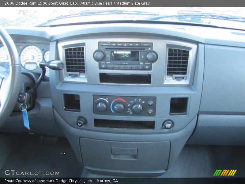 Atlantic Blue Pearl / Medium Slate Gray 2006 Dodge Ram 1500 Sport Quad Cab