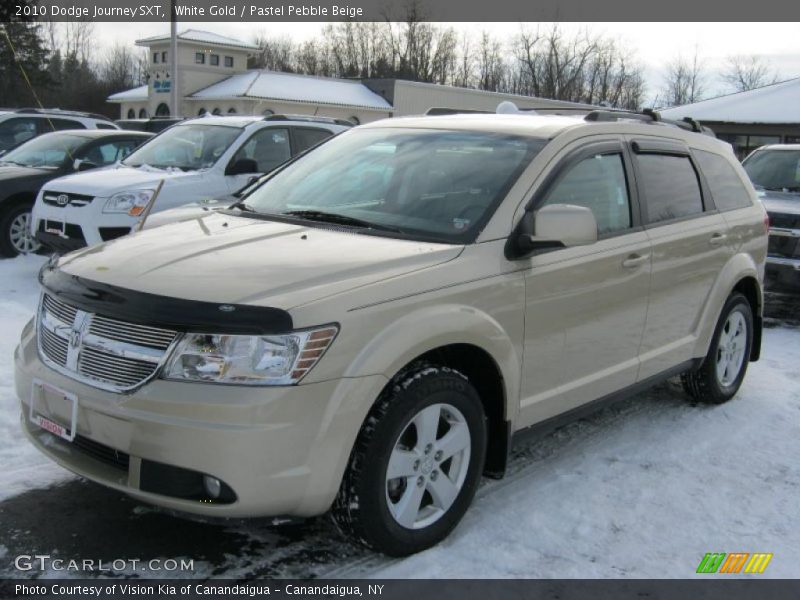 White Gold / Pastel Pebble Beige 2010 Dodge Journey SXT