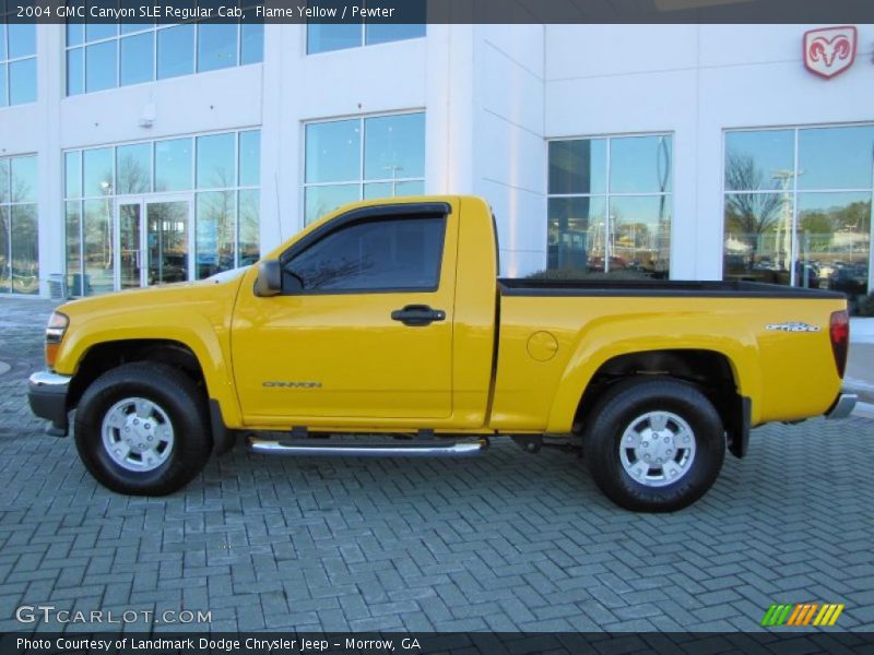  2004 Canyon SLE Regular Cab Flame Yellow