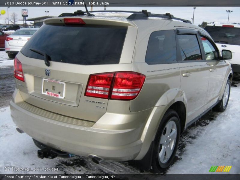 White Gold / Pastel Pebble Beige 2010 Dodge Journey SXT