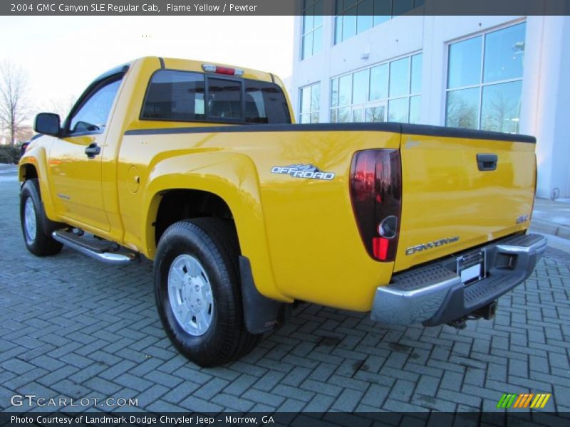  2004 Canyon SLE Regular Cab Flame Yellow