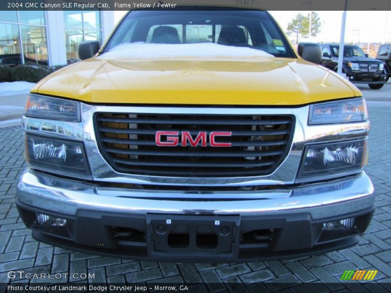 Flame Yellow / Pewter 2004 GMC Canyon SLE Regular Cab