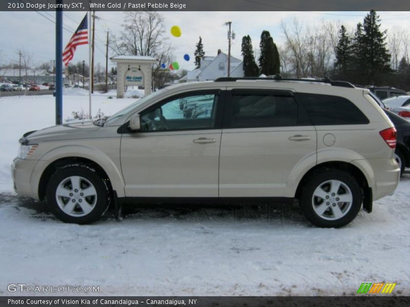 White Gold / Pastel Pebble Beige 2010 Dodge Journey SXT