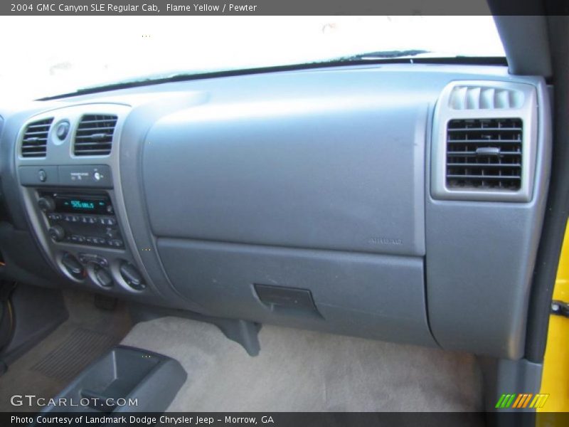 Flame Yellow / Pewter 2004 GMC Canyon SLE Regular Cab