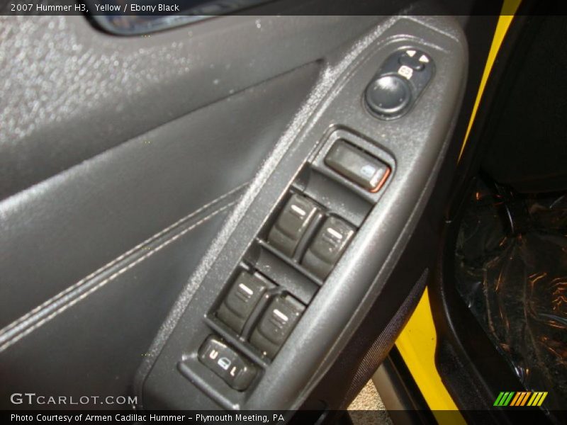 Yellow / Ebony Black 2007 Hummer H3