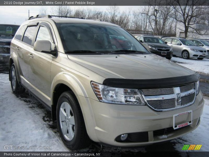 White Gold / Pastel Pebble Beige 2010 Dodge Journey SXT
