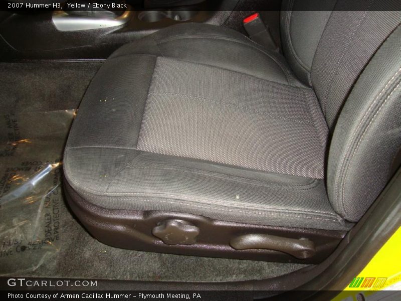 Yellow / Ebony Black 2007 Hummer H3