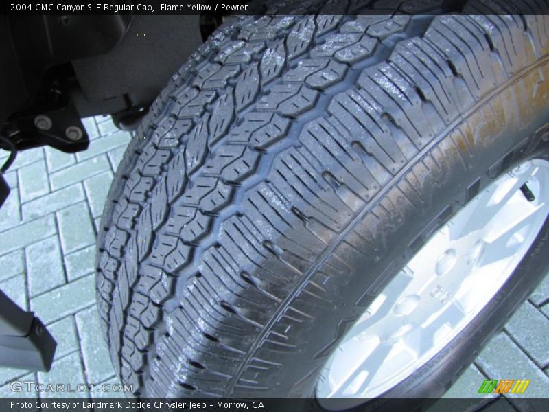 Flame Yellow / Pewter 2004 GMC Canyon SLE Regular Cab