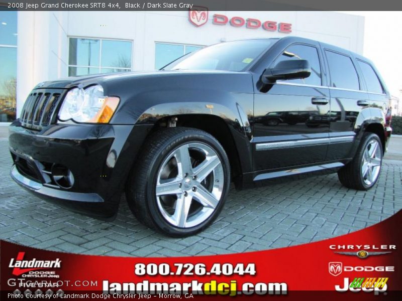 Black / Dark Slate Gray 2008 Jeep Grand Cherokee SRT8 4x4