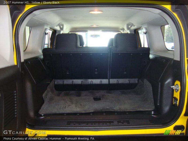 Yellow / Ebony Black 2007 Hummer H3