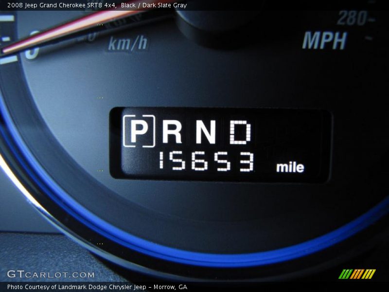 Black / Dark Slate Gray 2008 Jeep Grand Cherokee SRT8 4x4