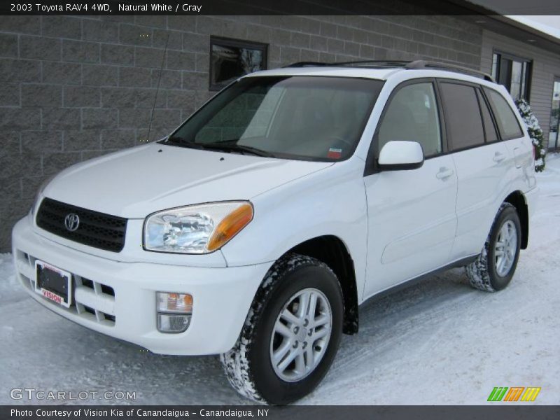 Natural White / Gray 2003 Toyota RAV4 4WD