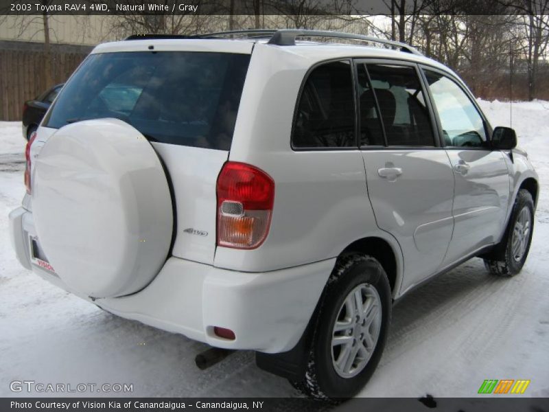 Natural White / Gray 2003 Toyota RAV4 4WD